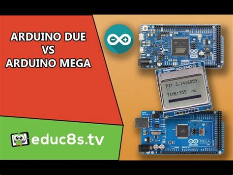 arduino due vs mega 2560.